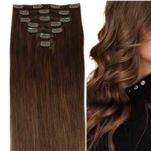 Clip in hair extensions