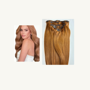 Clip in hair extensions